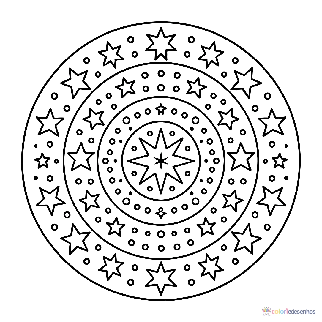 Mandala para colorir