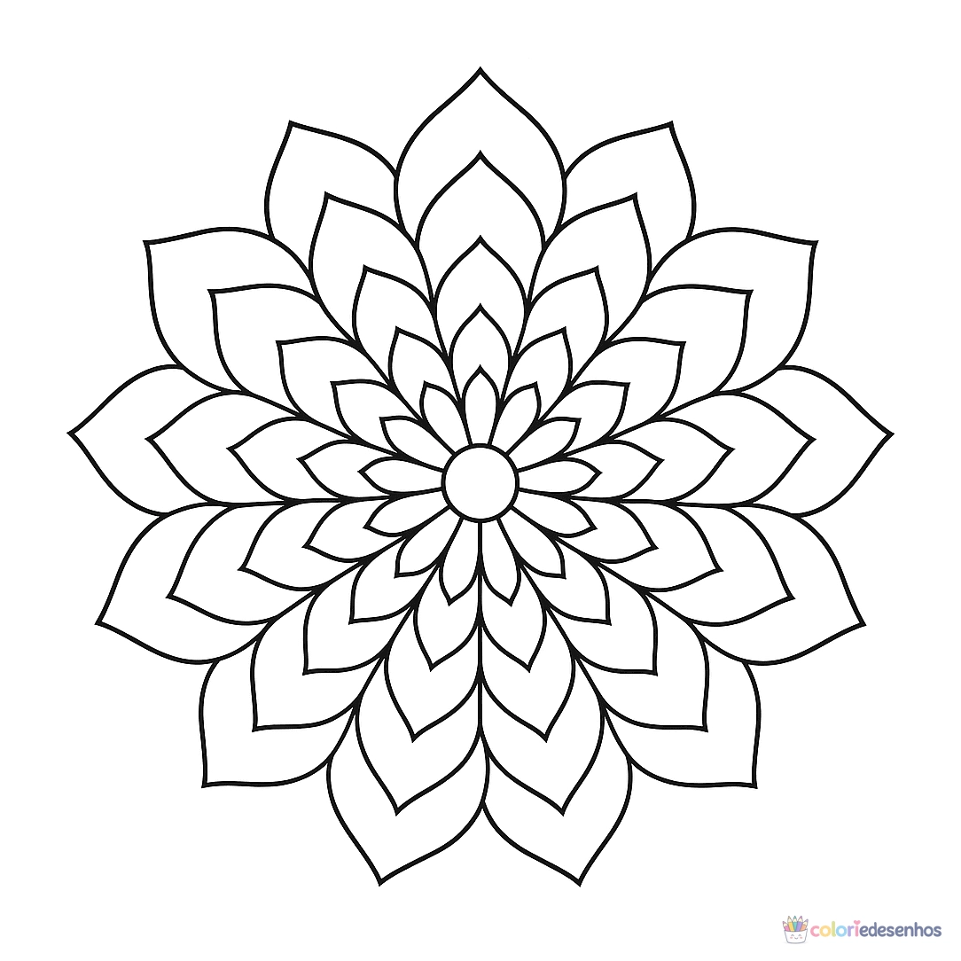 Mandala para colorir