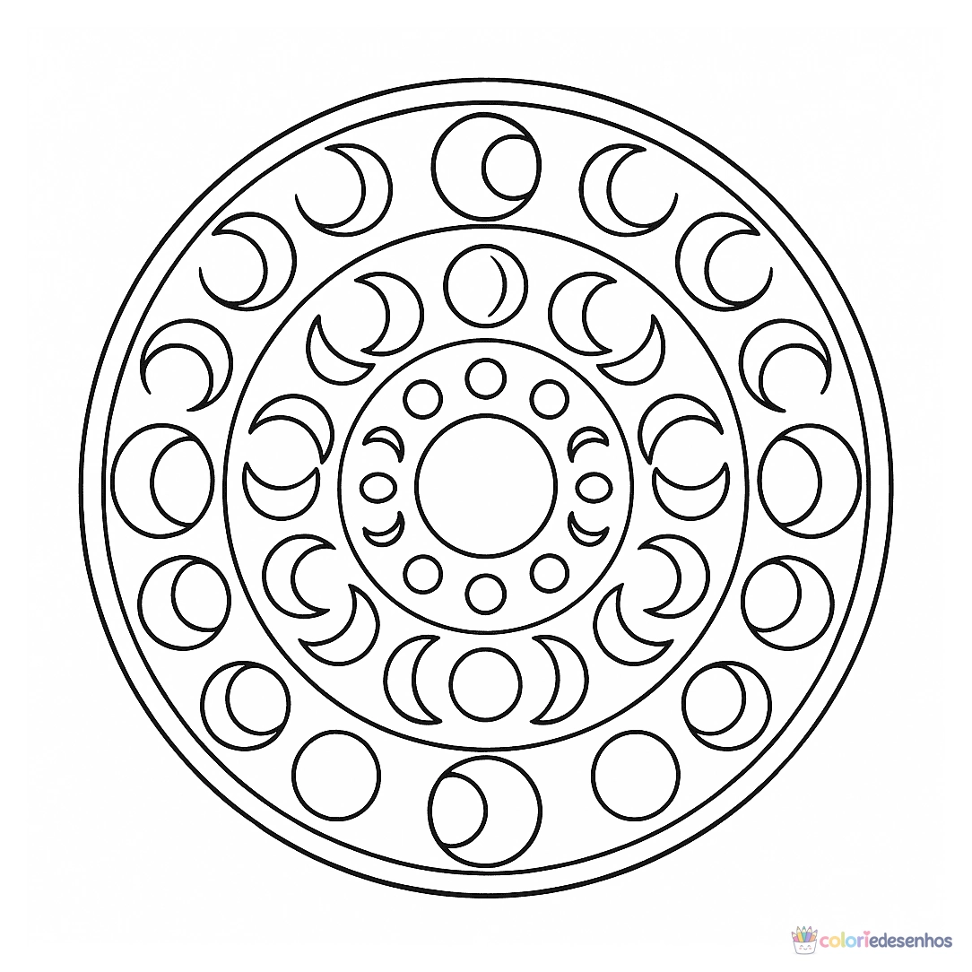 Mandala para colorir