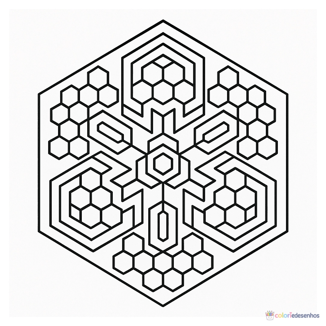 Mandala para colorir