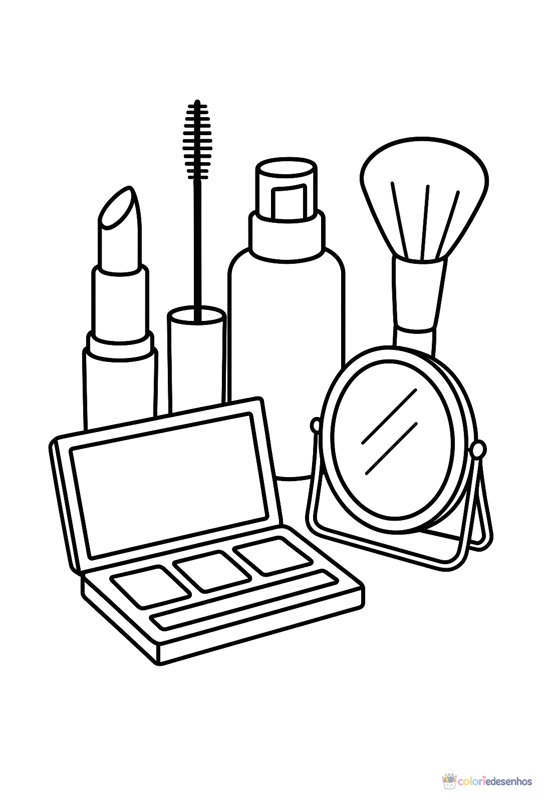 Maquiagem para colorir