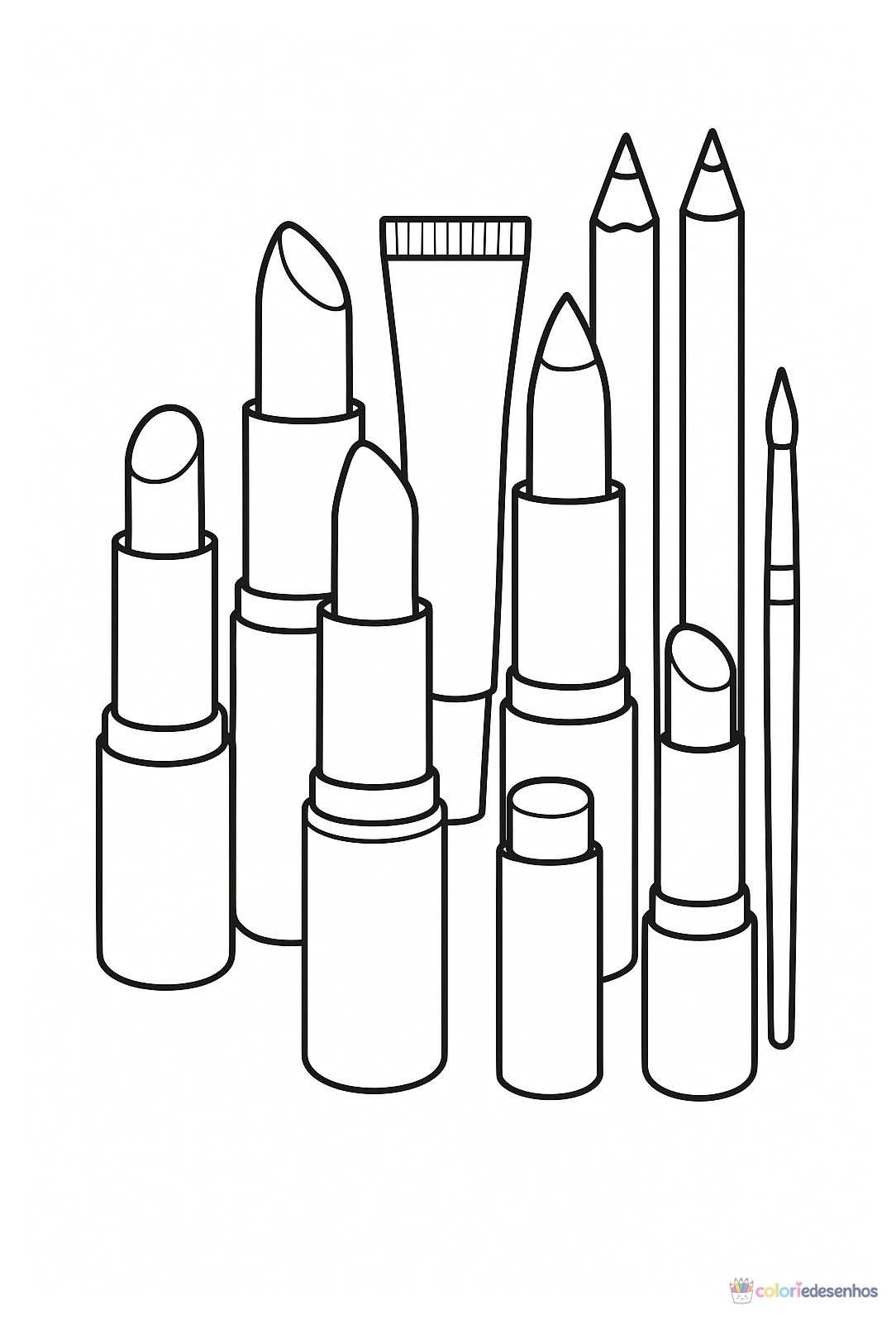 Maquiagem para colorir