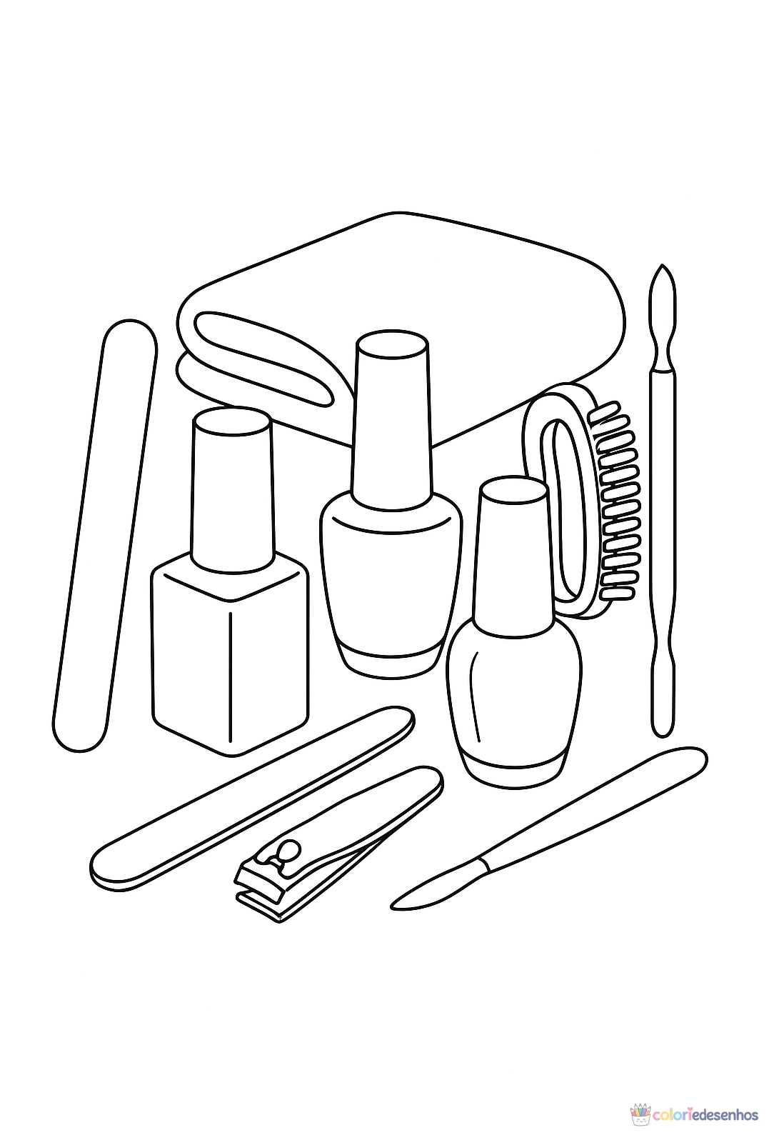 Maquiagem para colorir