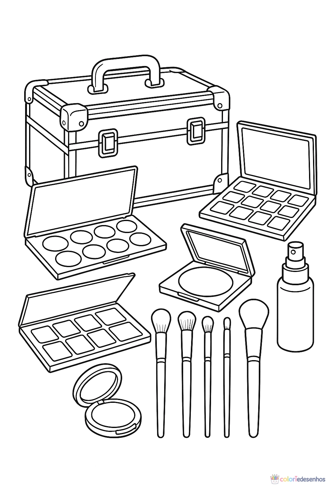 Maquiagem para colorir