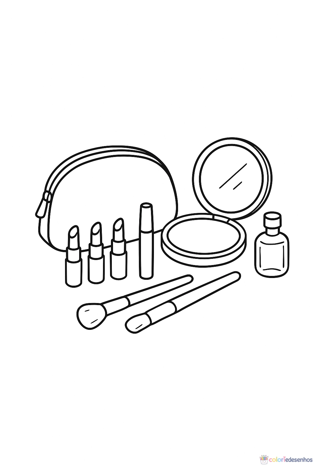 Maquiagem para colorir