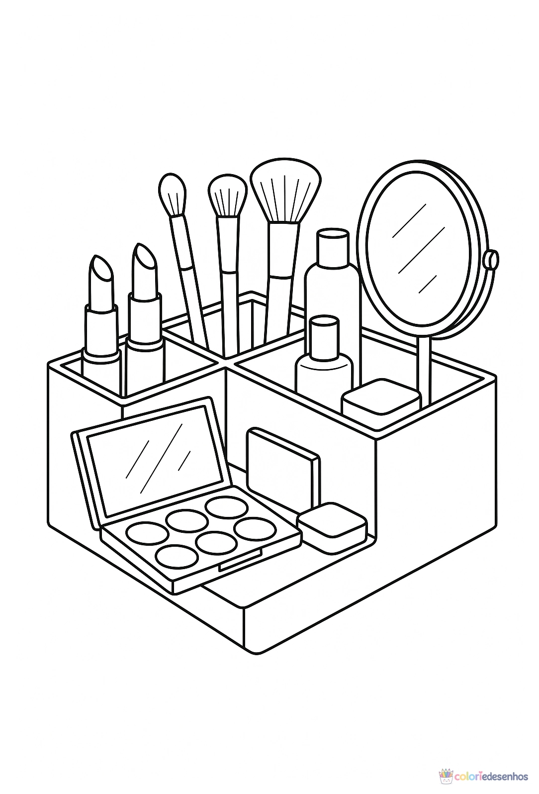 Maquiagem para colorir