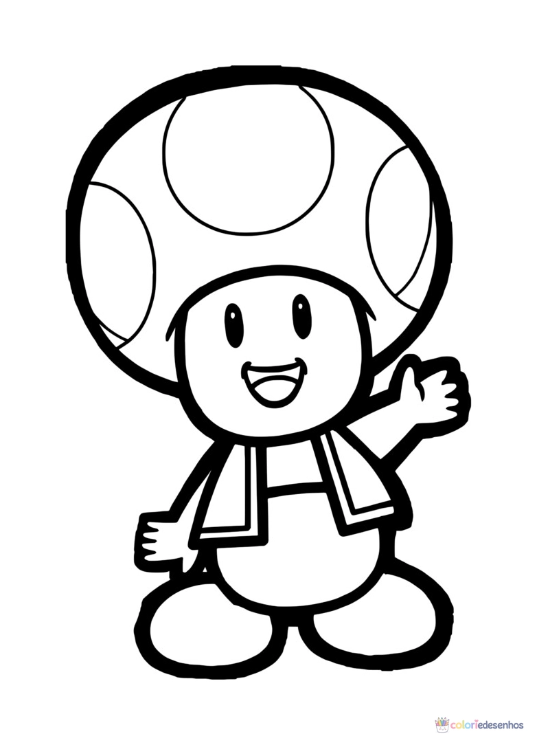 Mario para colorir