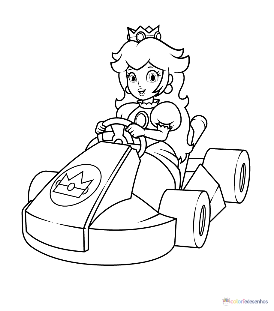 Mario para colorir