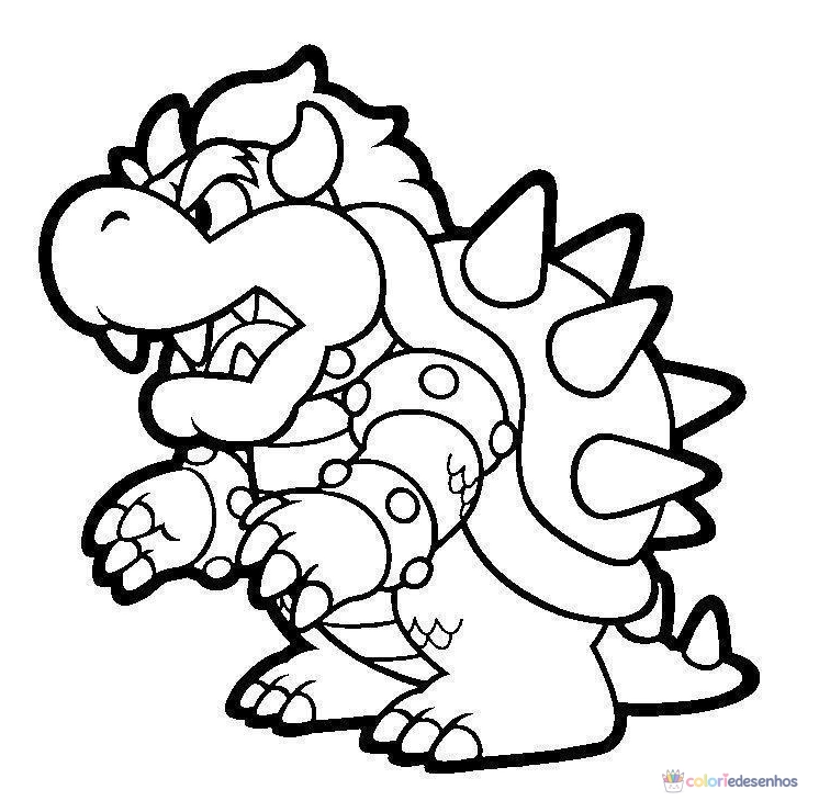 Mario para colorir