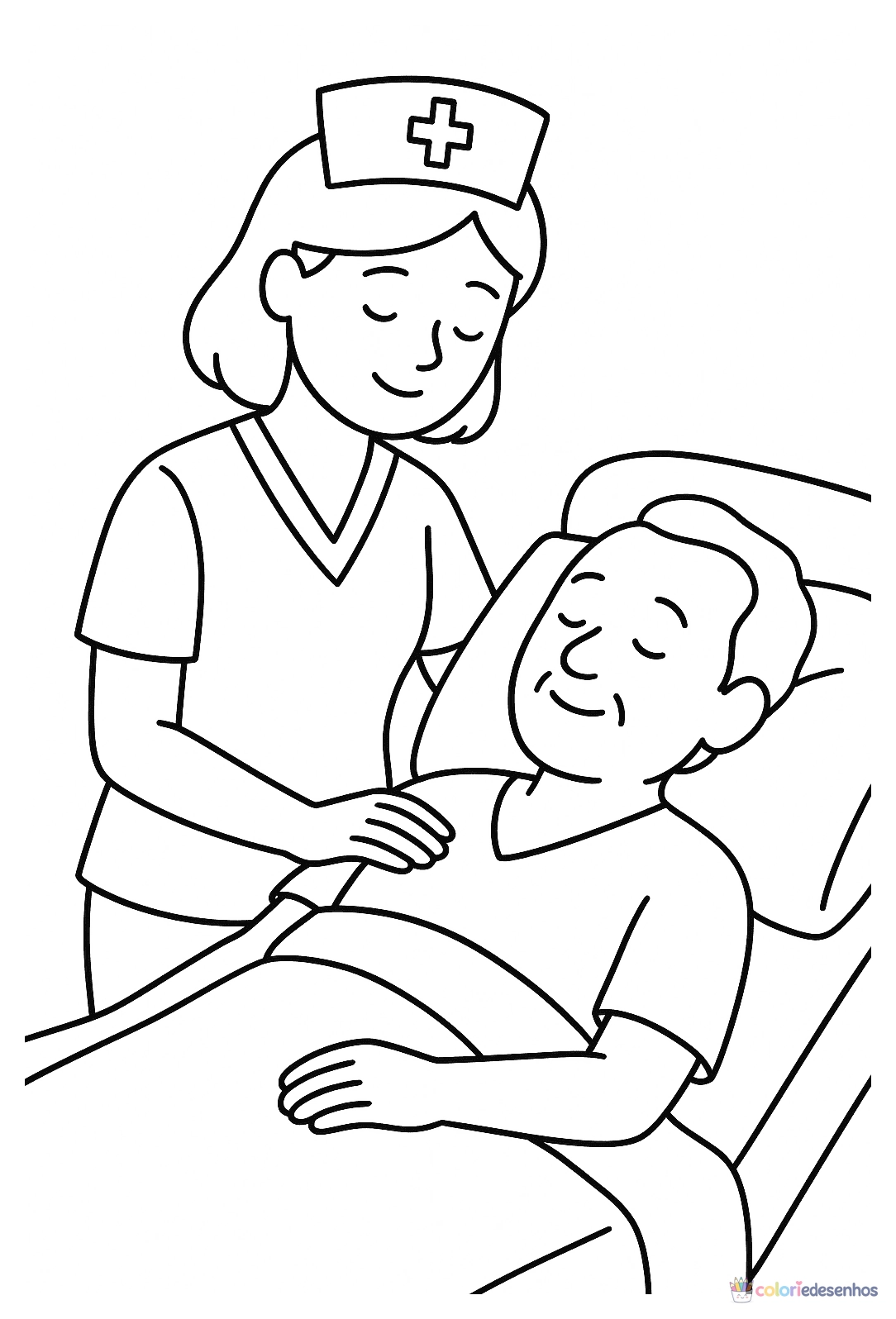 Médico para colorir