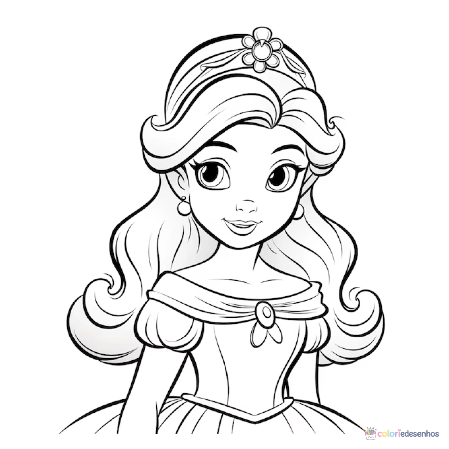 Meninas para colorir