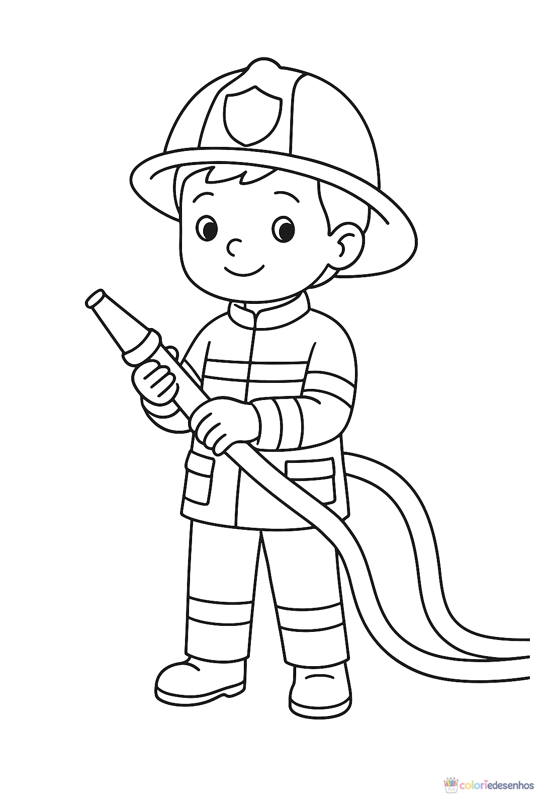 Menino para colorir