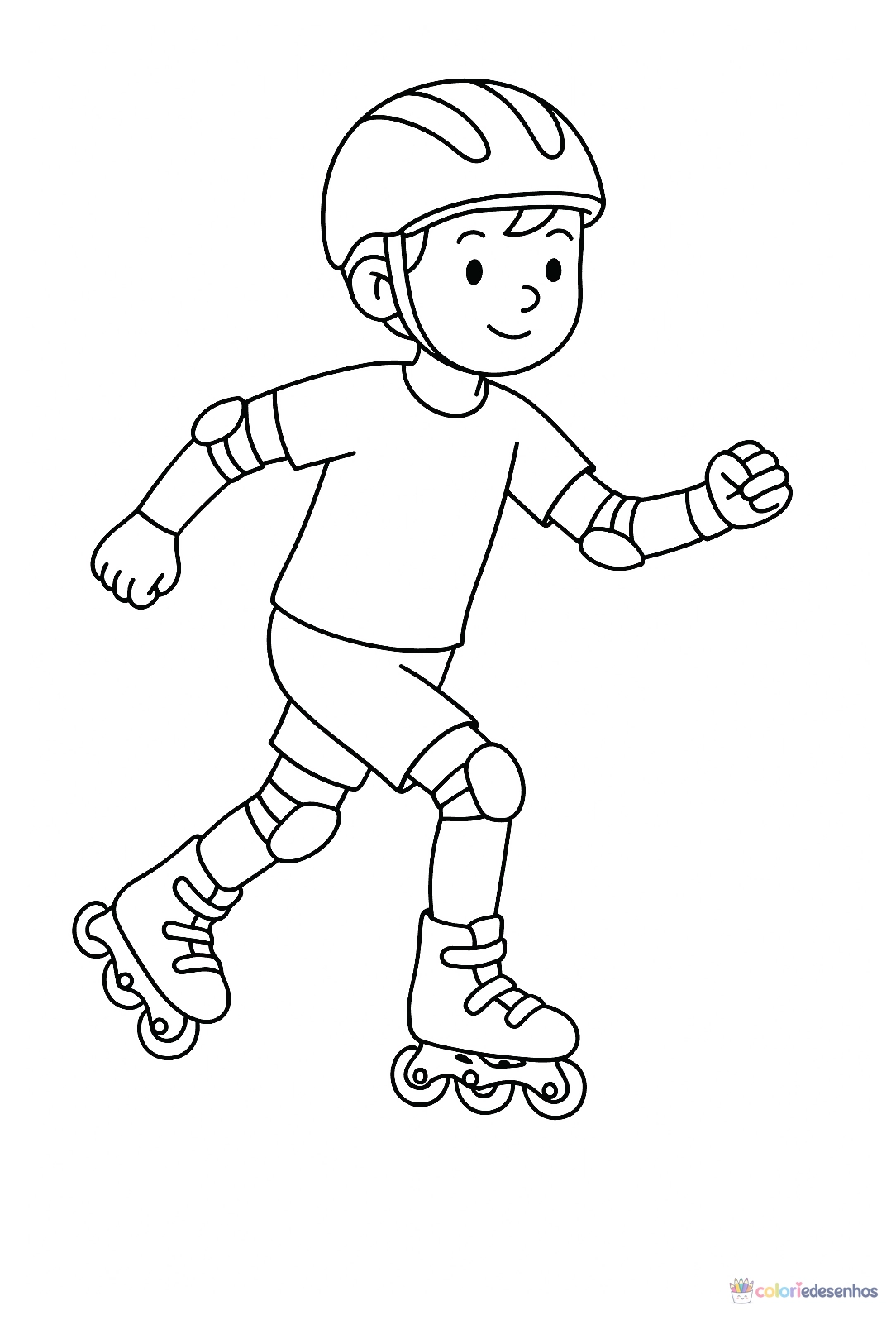 Menino para colorir