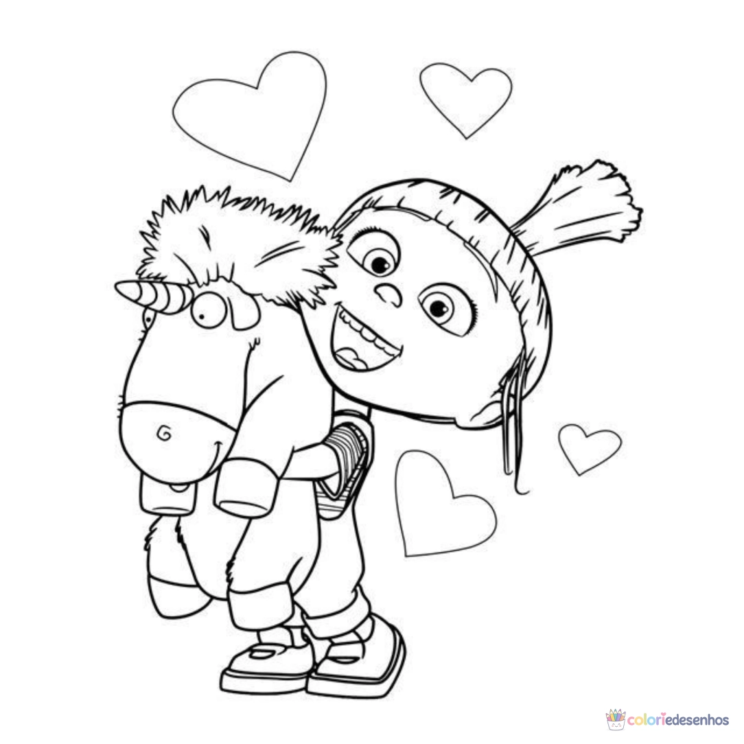 Meu malvado favorito para imprimir e colorir para colorir
