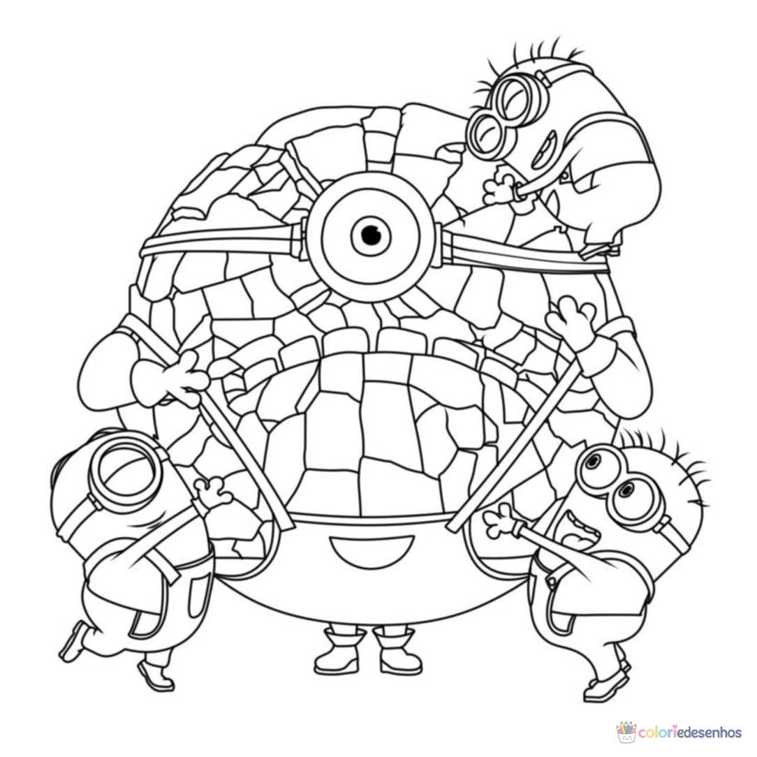 Meu malvado favorito para imprimir e colorir para colorir