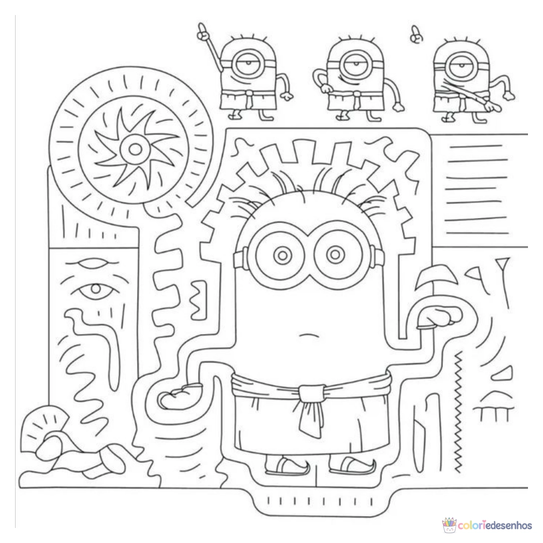 Meu malvado favorito para imprimir e colorir para colorir
