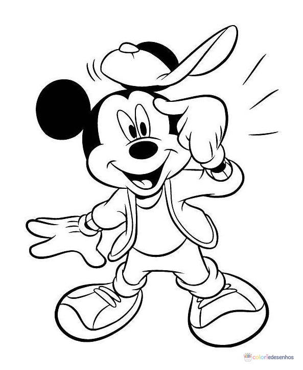 Desenhos de Mickey para colorir