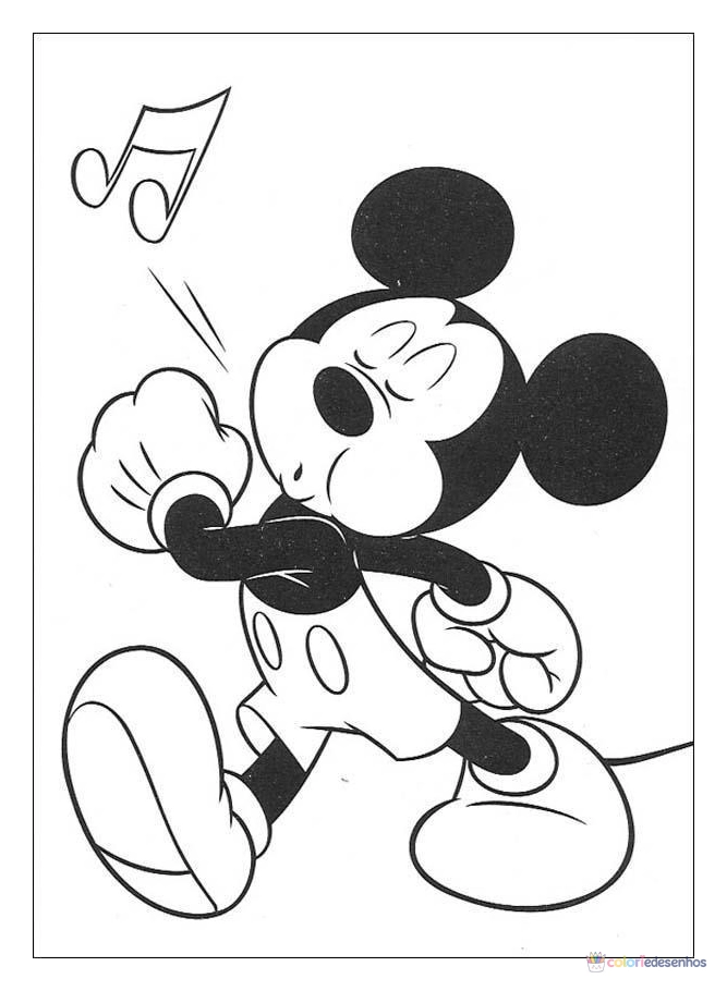 Mickey para colorir