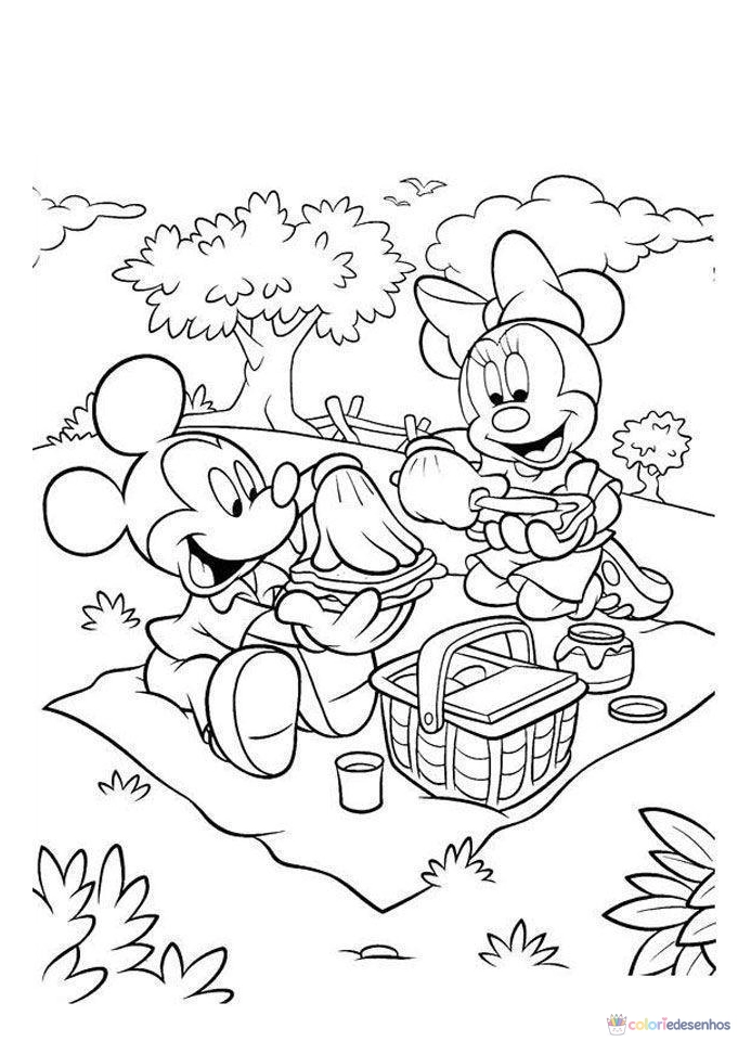 Minnie (Minie) para colorir
