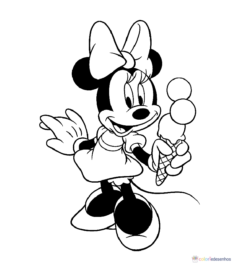 Minnie (Minie) para colorir