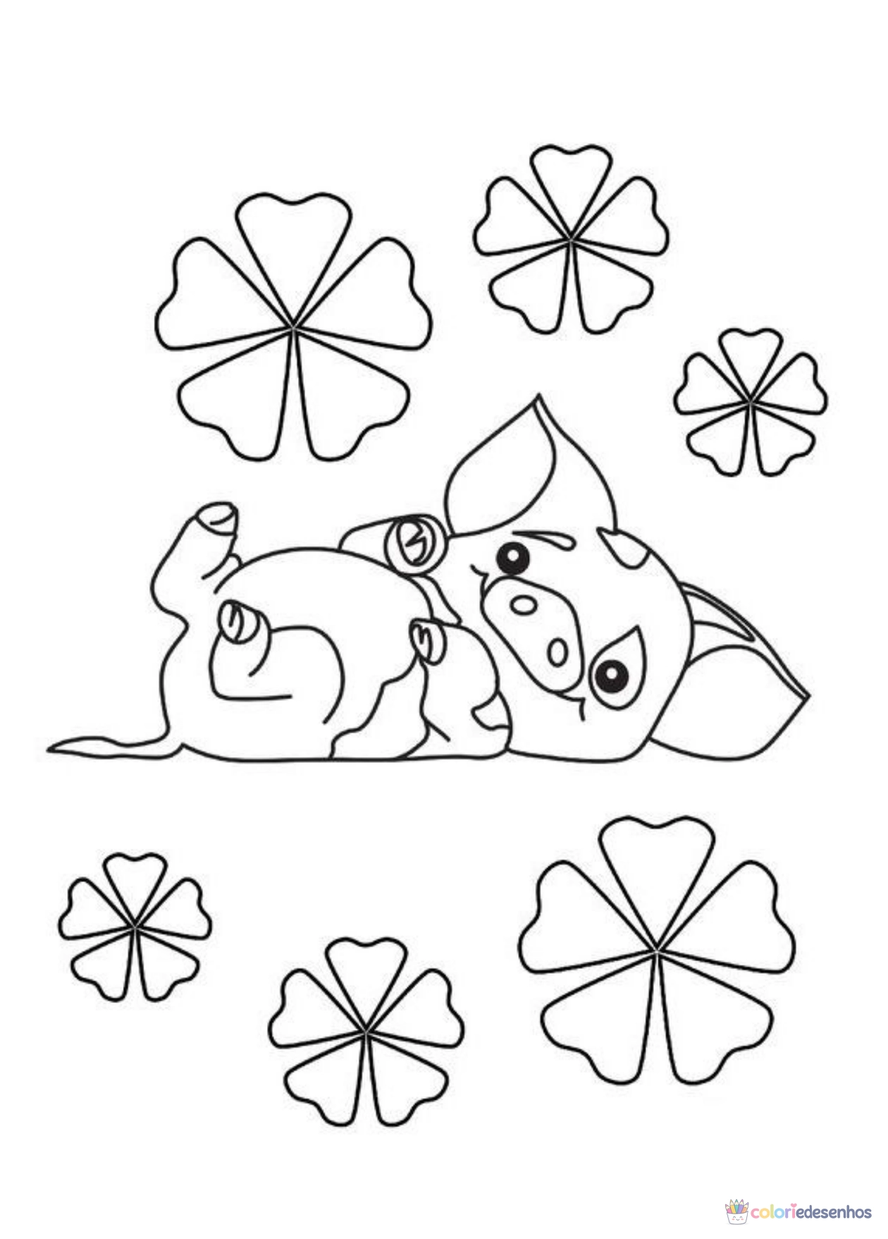 Moana para imprimir e colorir para colorir