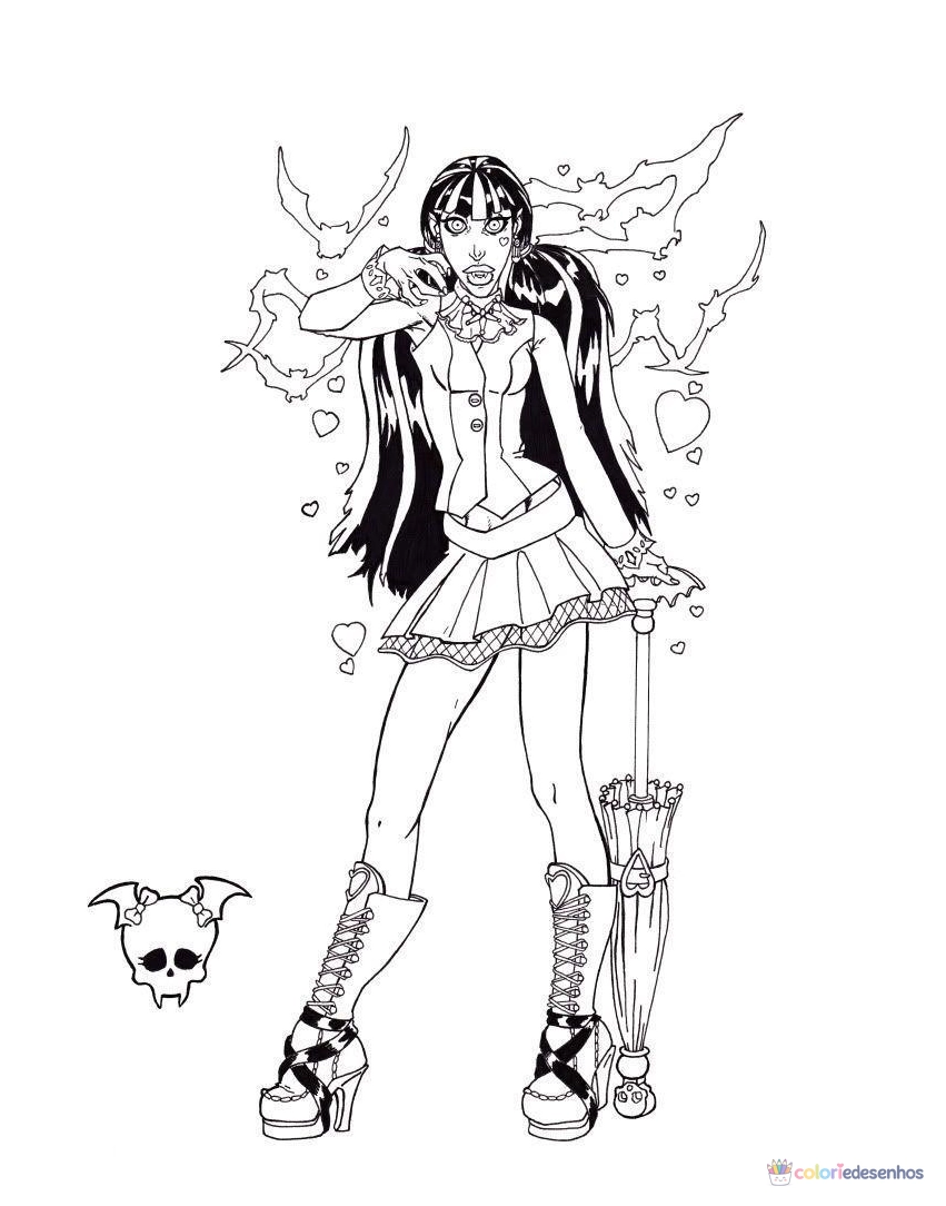 Monster High para colorir