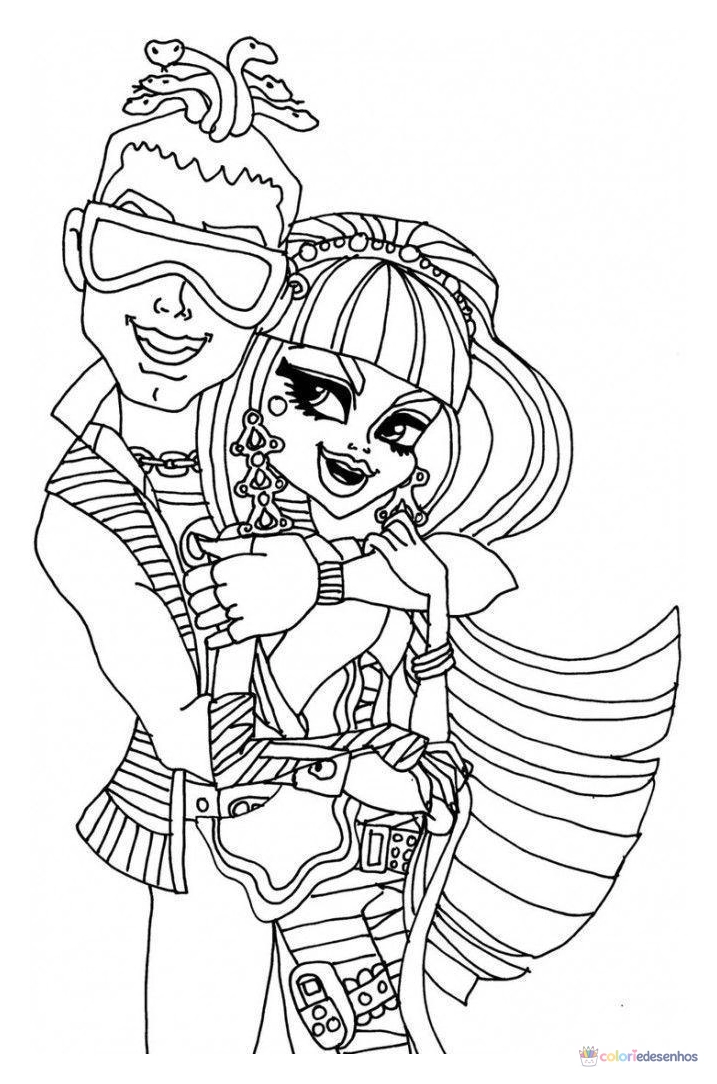 Monster High para colorir