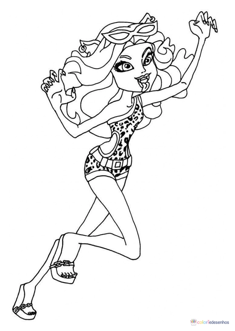 Monster High para colorir