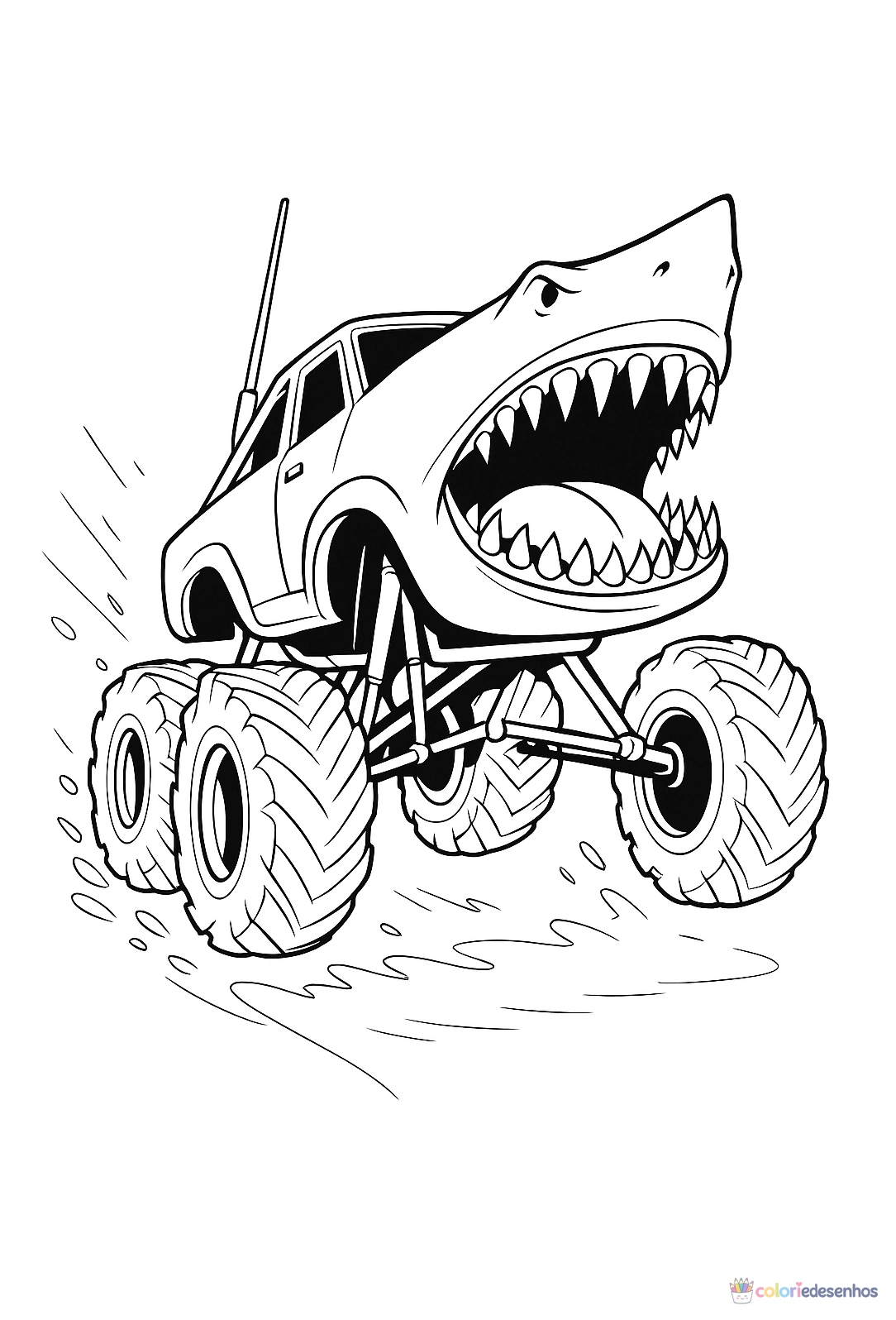 Monster Truck para colorir