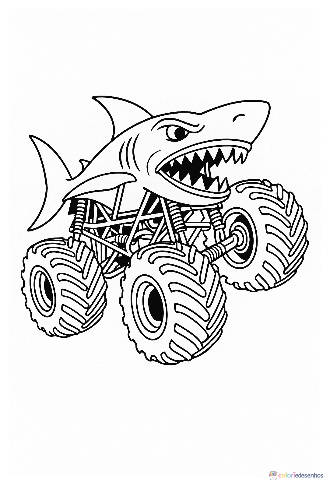 Monster Truck para colorir