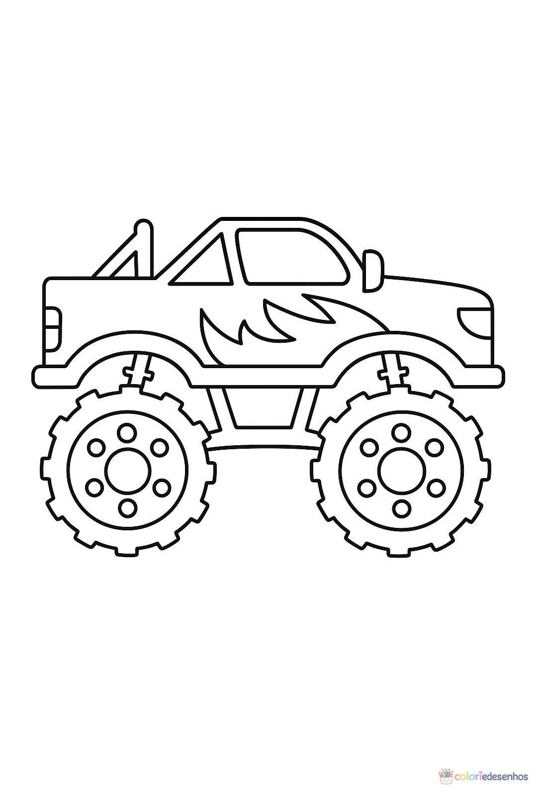Monster Truck para colorir