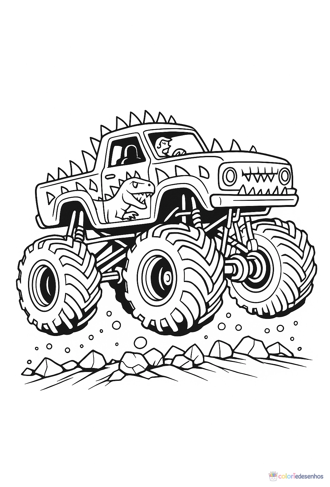 Monster Truck para colorir