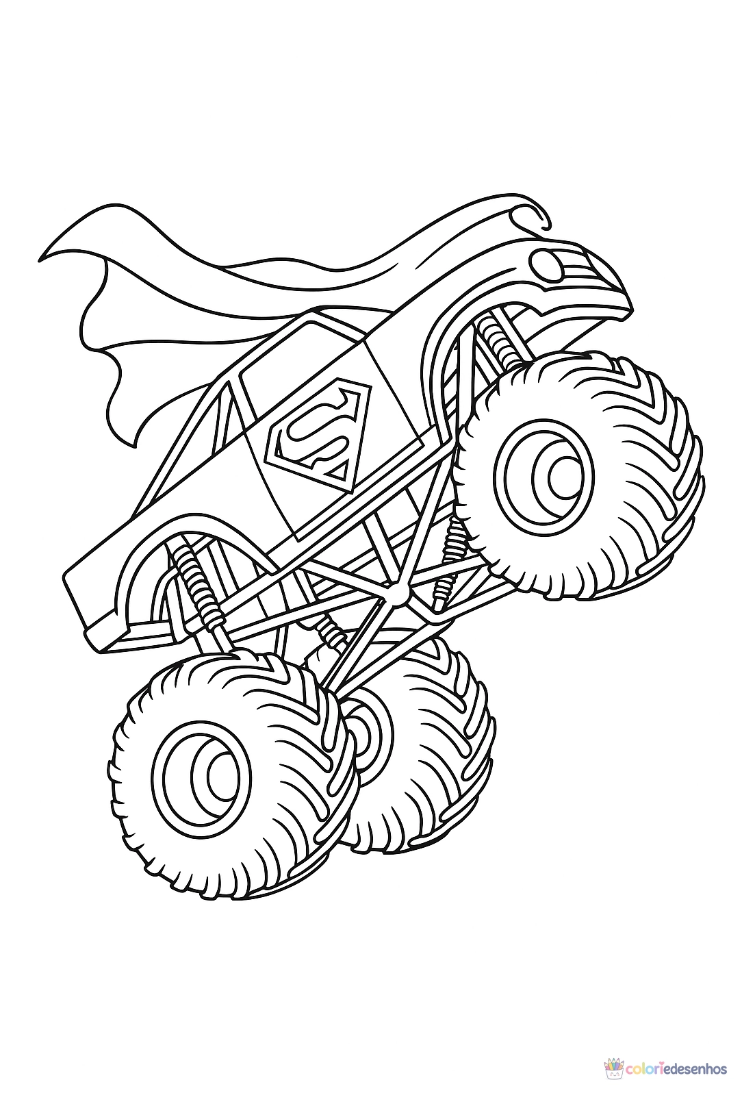 Monster Truck para colorir