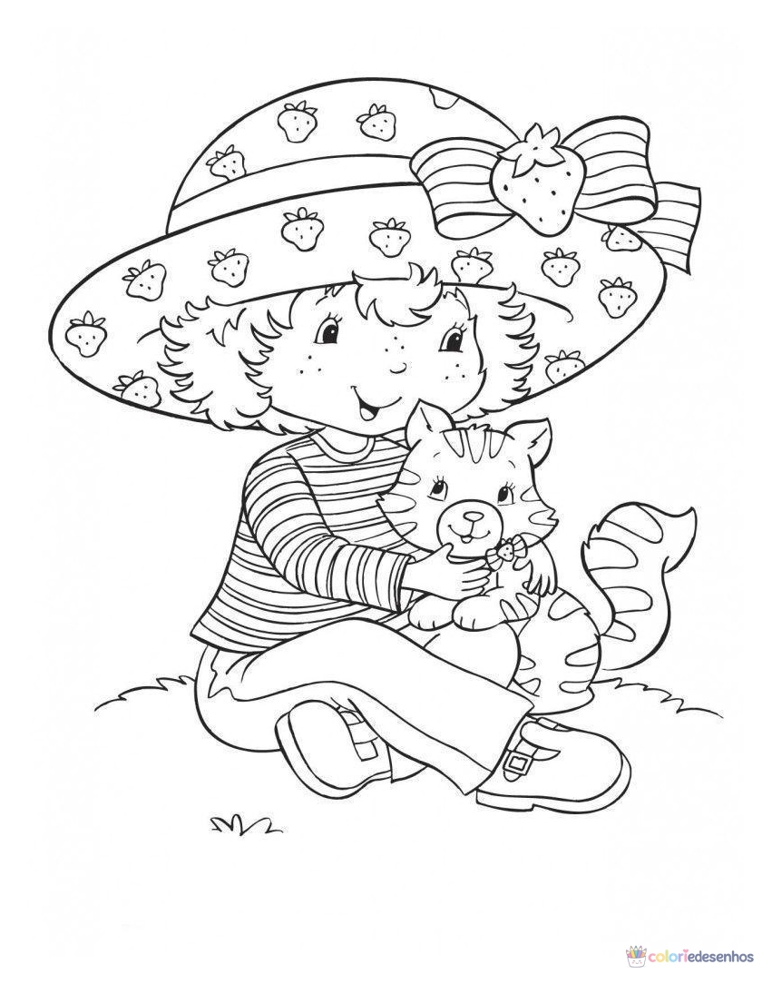 Desenhos de Moranguinho para colorir