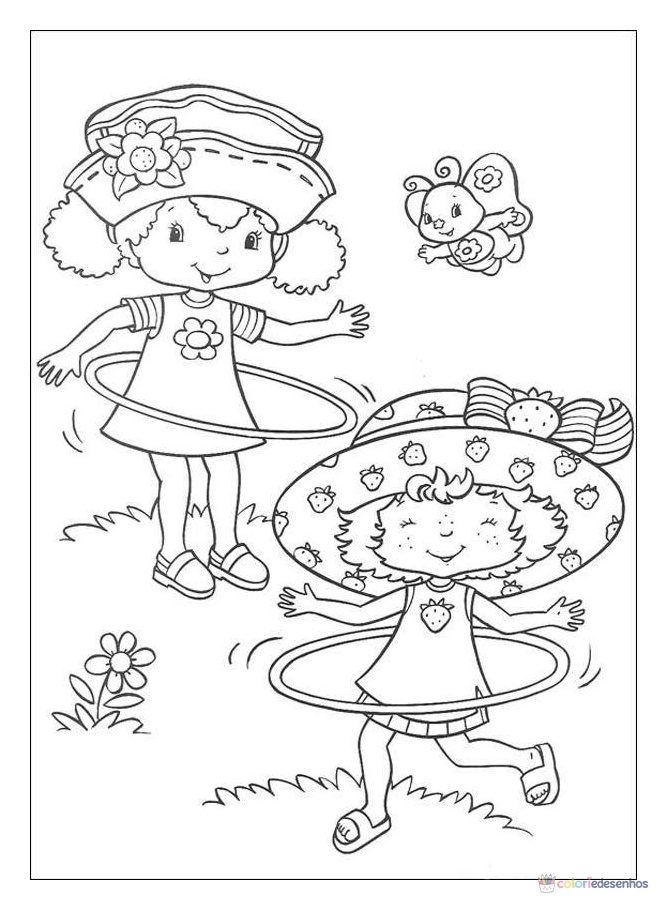 Moranguinho para colorir