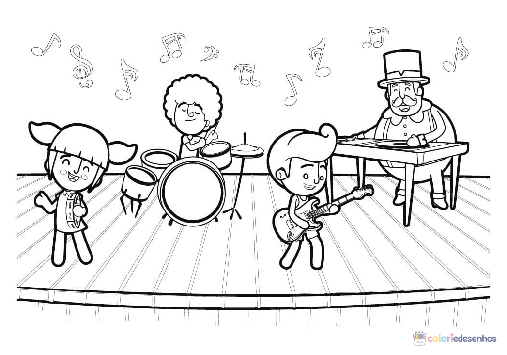 Desenhos de Mundo Bita para colorir