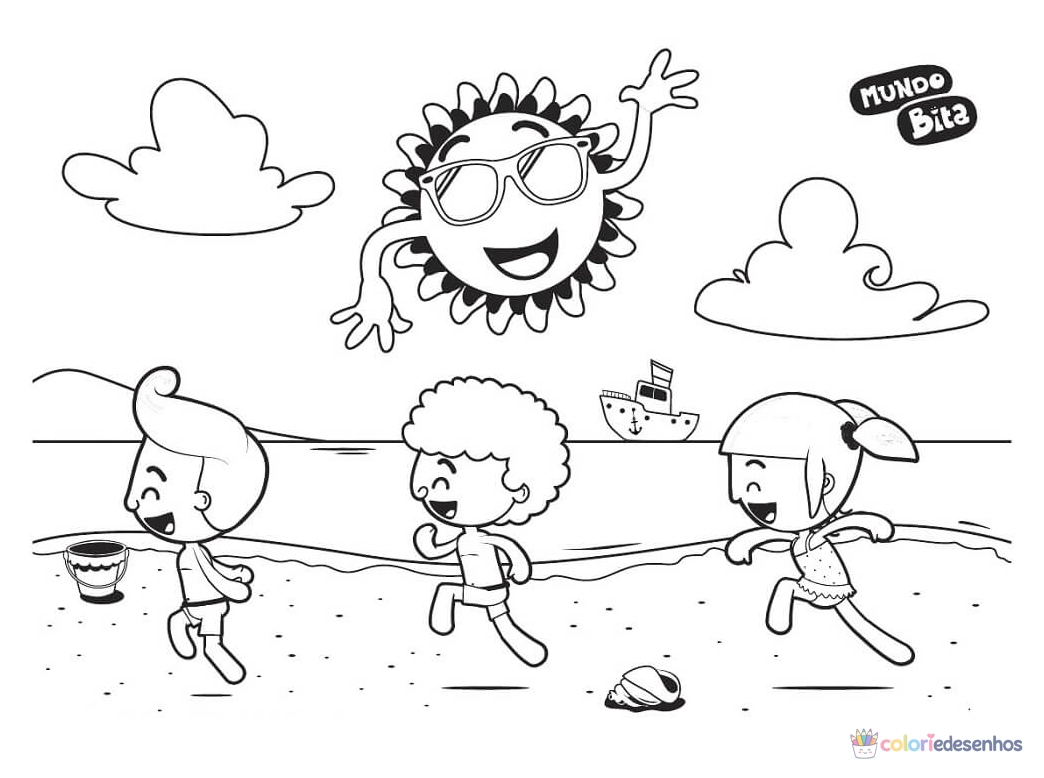 Mundo Bita para colorir