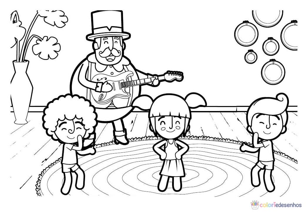 Mundo Bita para colorir