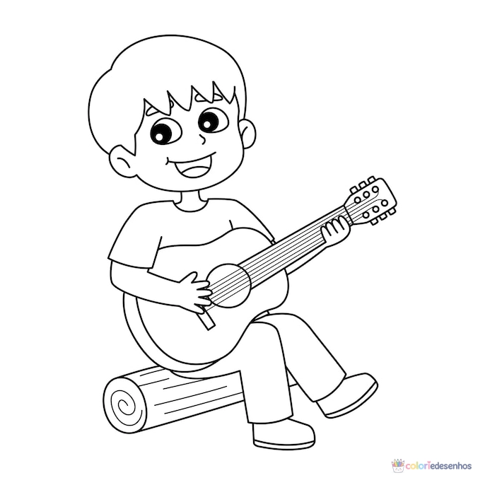 Música para colorir