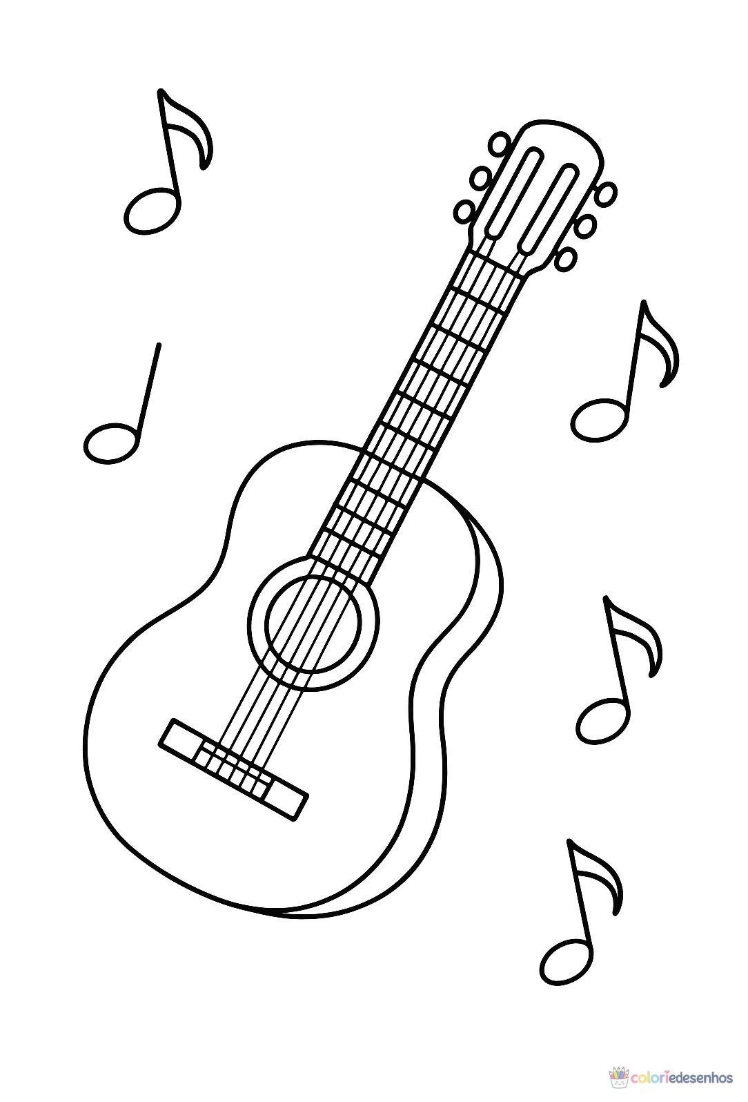 Música para colorir