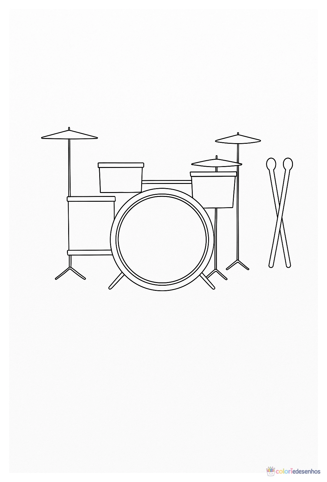Música para colorir