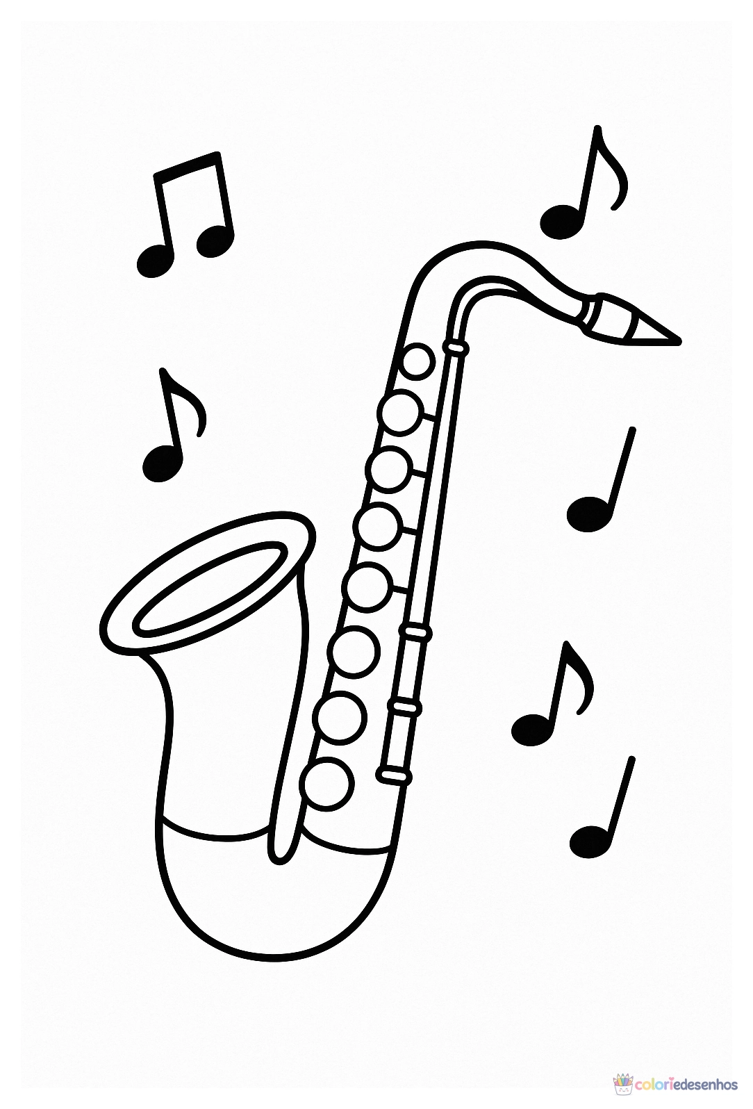 Música para colorir