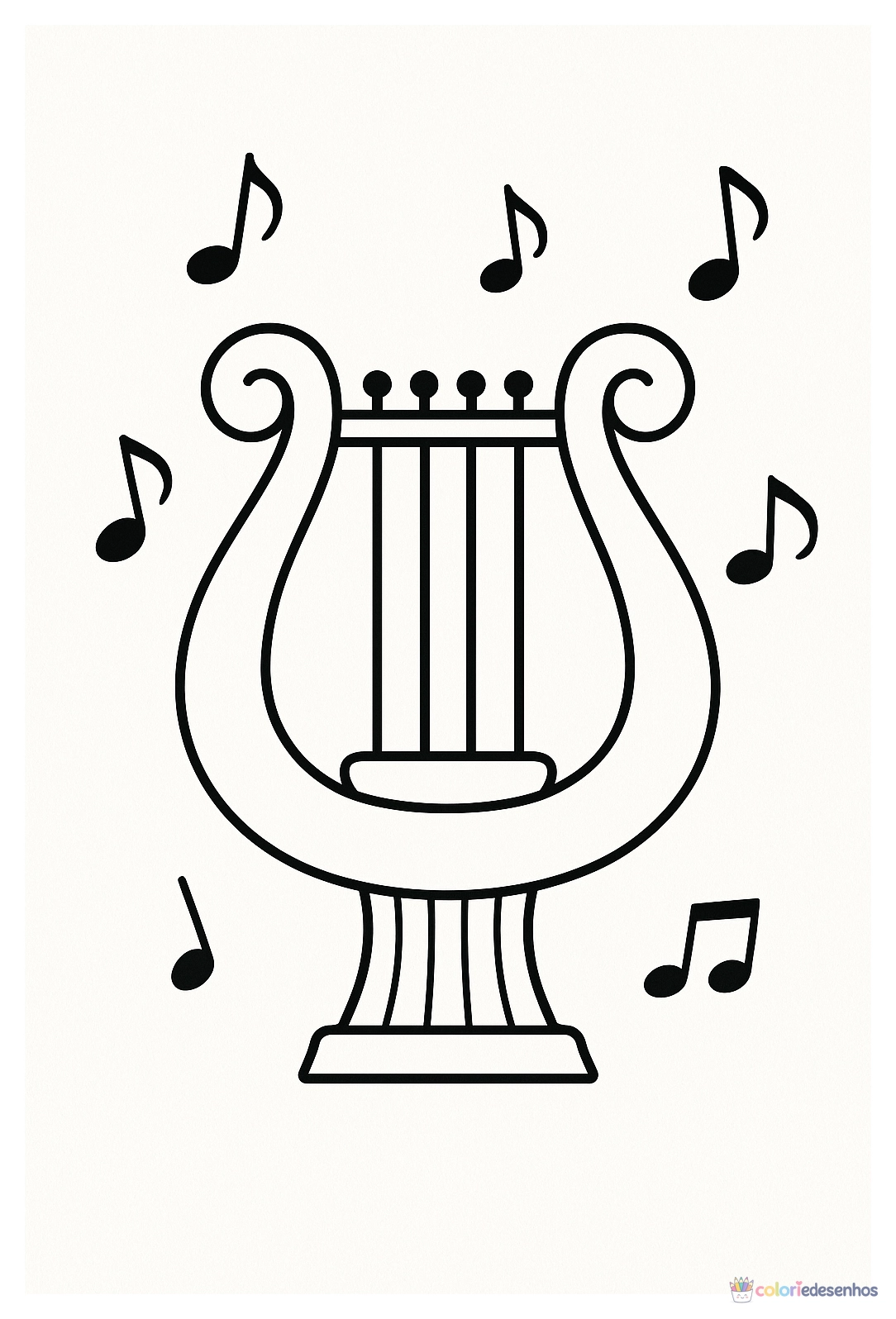 Música para colorir