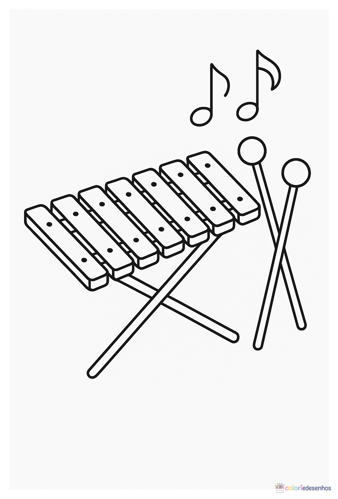 Música para colorir