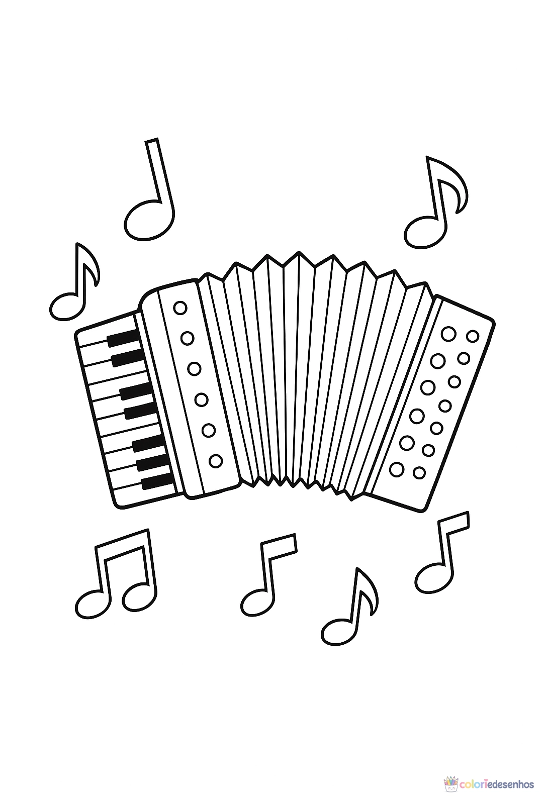 Música para colorir