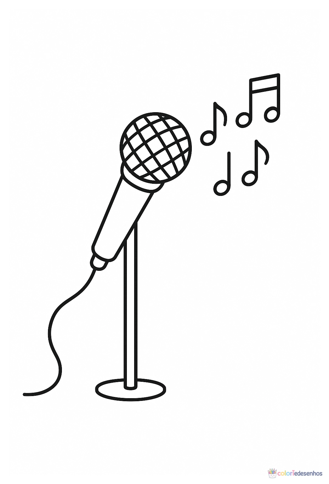 Música para colorir