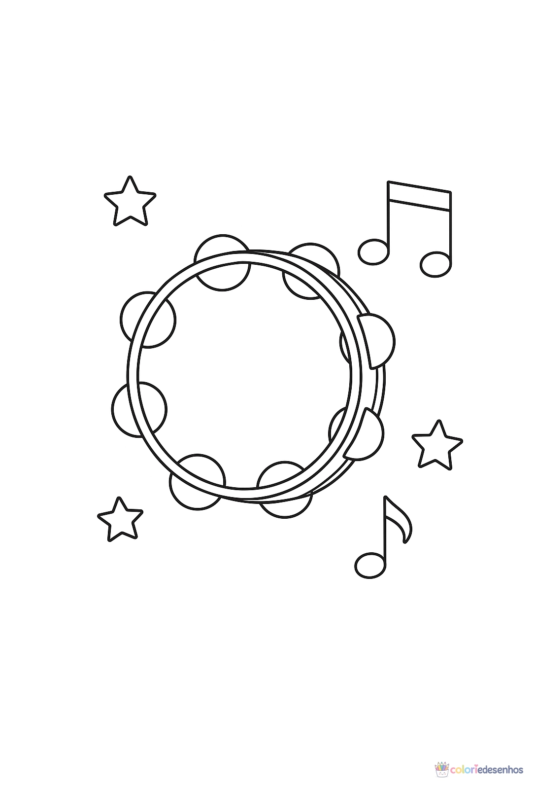 Música para colorir