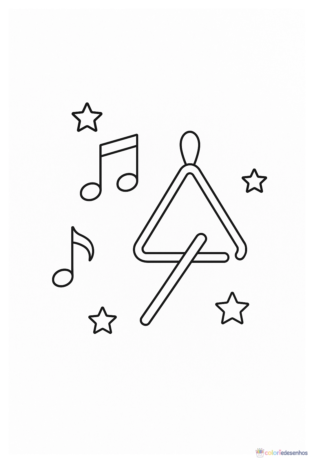 Música para colorir