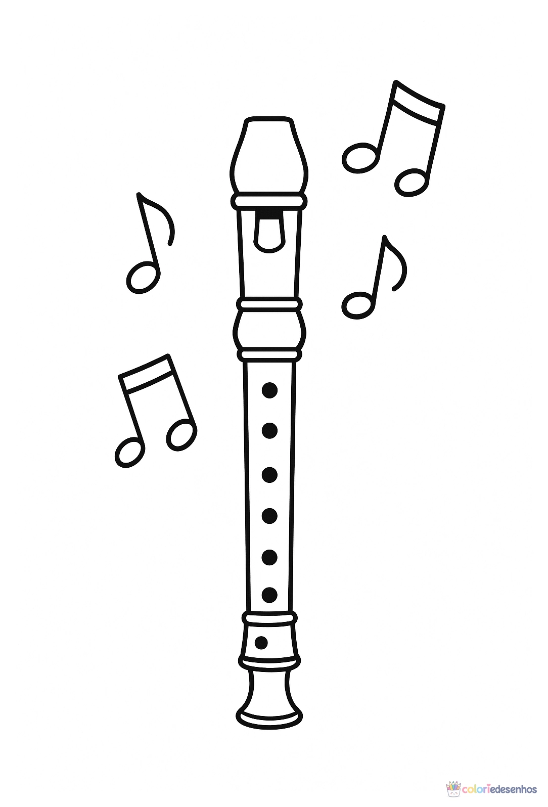 Música para colorir
