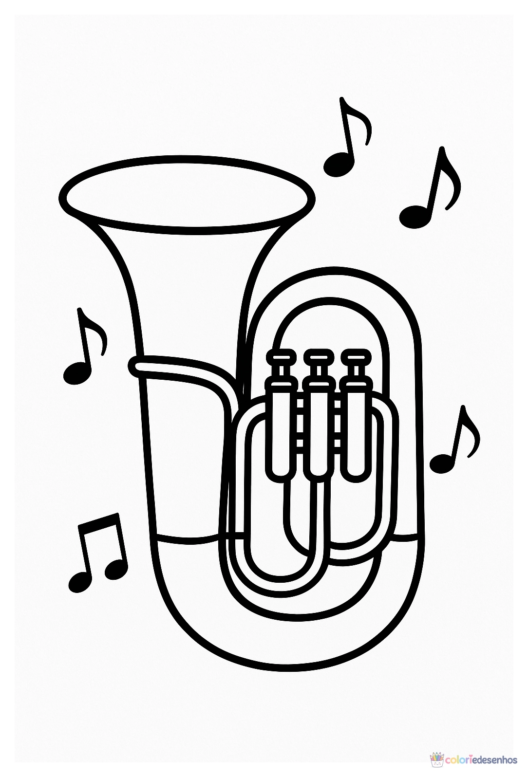 Música para colorir